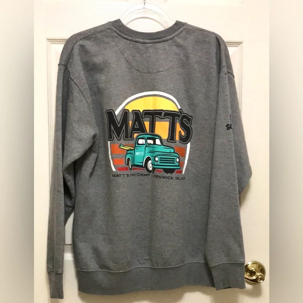 Matt’s Fish Camp Crew Neck Sweatshirt